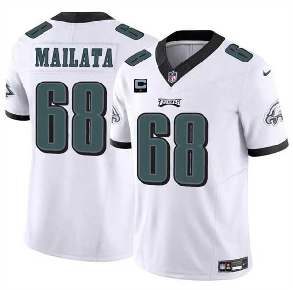 Men & Women & Youth Philadelphia Eagles #68 Jordan Mailata White F.U.S.E. With 1-Star C Patch Vapor Untouchable Limited Stitched Jersey,We sell and wholesale Men & Women & Youth Philadelphia Eagles #68 Jordan Mailata White F.U.S.E. With 1-Star C Patch Vapor Untouchable Limited Stitched Jersey on line form chian!